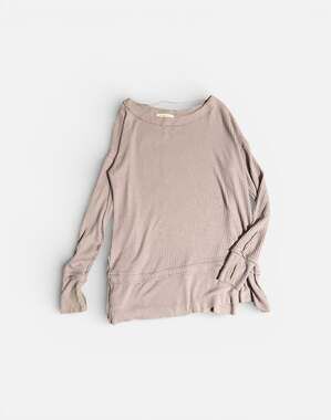Free People North Shore Thermal Tunic Top in Orchid Bloom